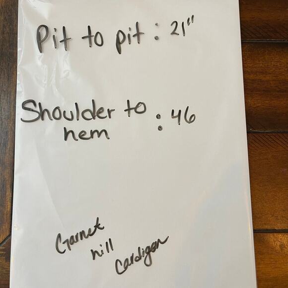 Garnet Hill Mohair Blend Open Front Cardigan Fringe Hem Women Sz Small - Picture 12 of 12